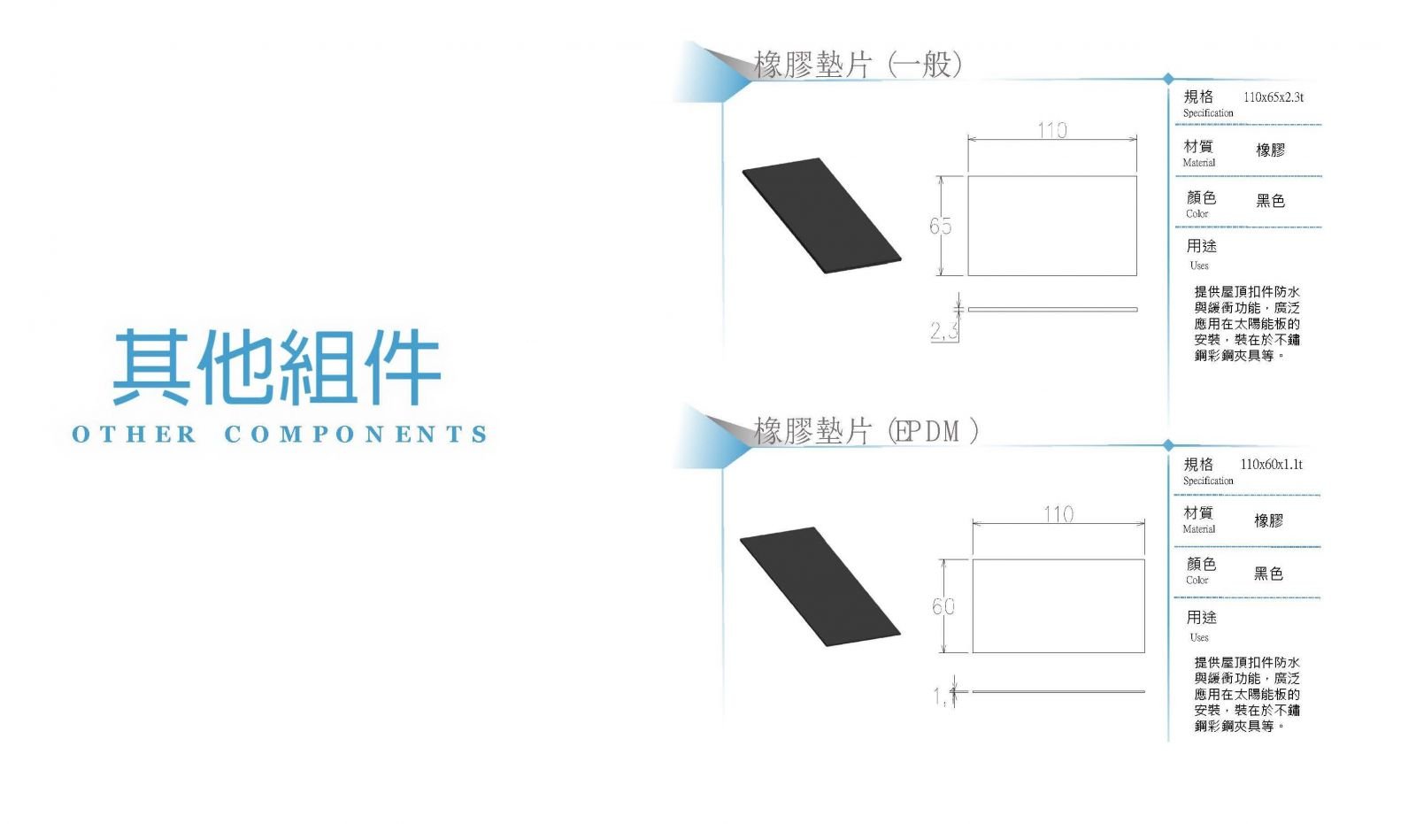 太陽能鋁合金配件